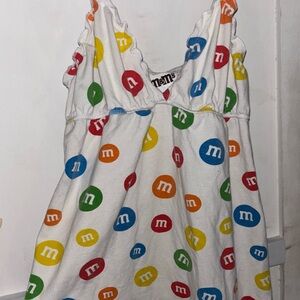 Colorful M&M's dress